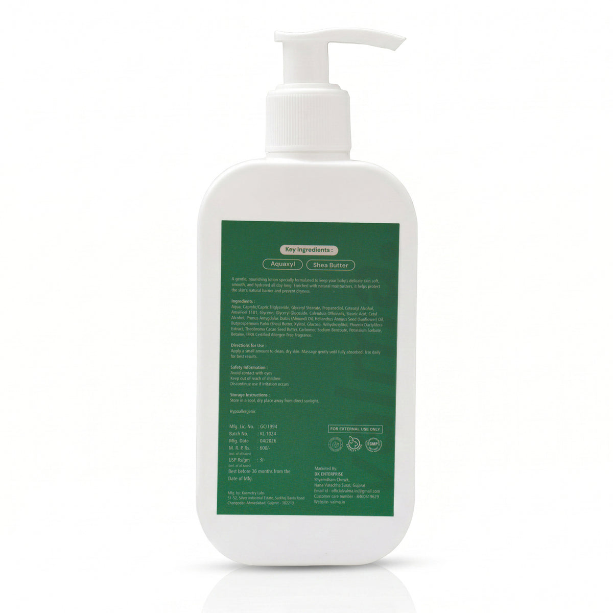 Valma Baby Moisturiser