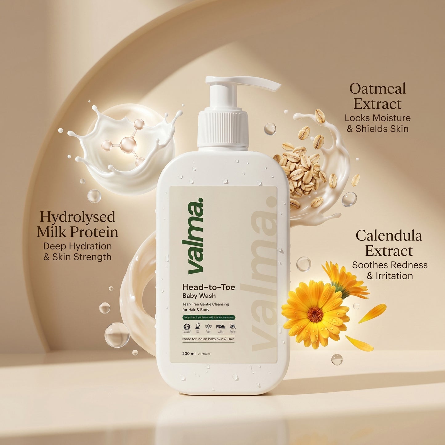 Valma Head-to-Toe Baby Wash